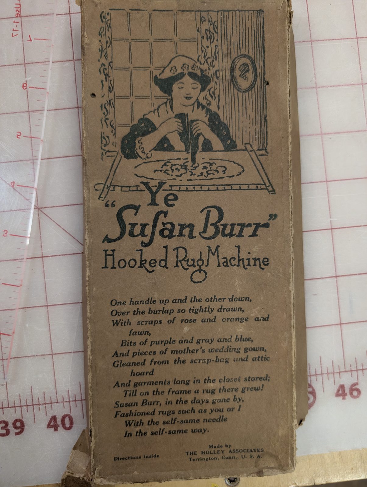 Ye "Susan Burr" Hooked Rug Machine